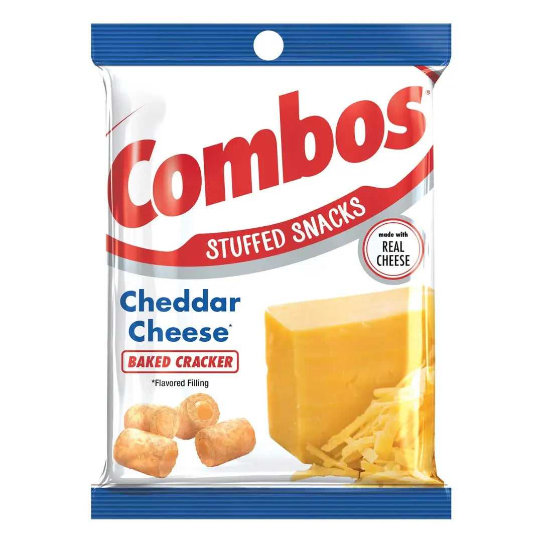 Combos Cheddar Cheese Baked Cracker Snack 6.3oz bag