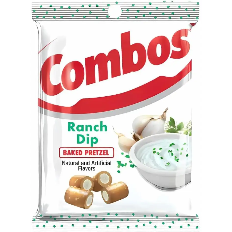 Combos Ranch Dip Baked Pretzel 6.3oz - Snacks - Pretzels