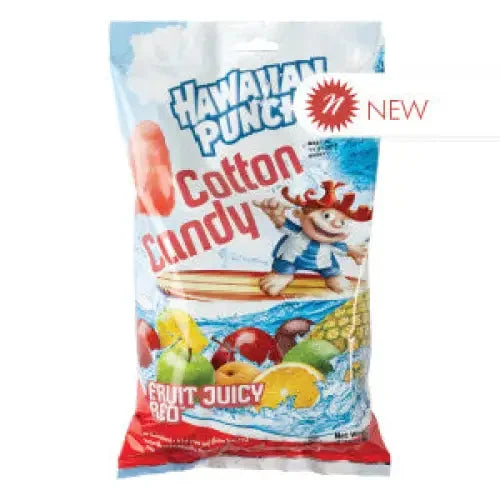 COTTON CANDY HAWAIIAN PUNCH FRUIT JUICY 12x3.1 OZ PEG BAG