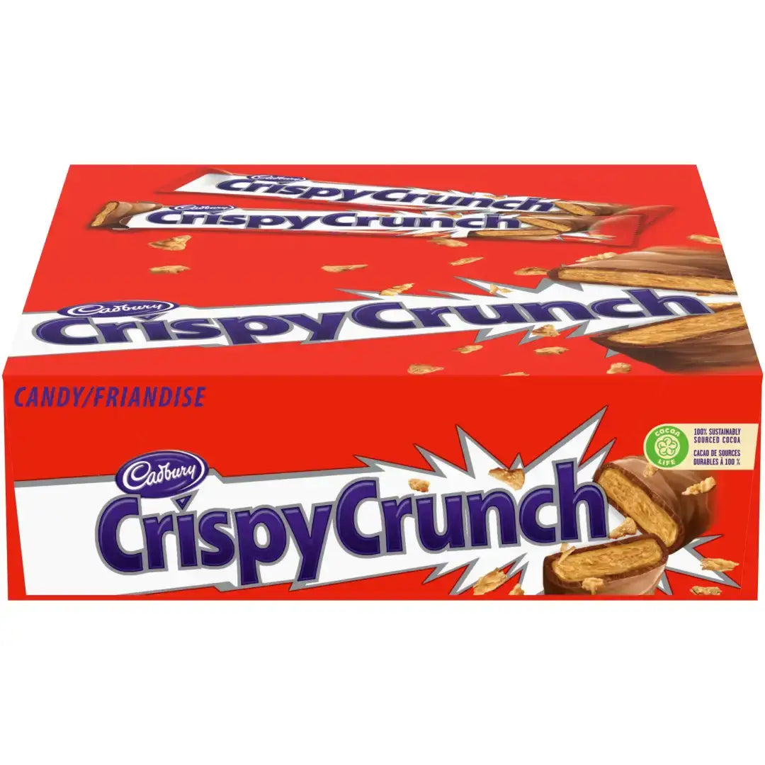 Crispy Crunch Chocolate BAR 48g x 24ct - candy bar