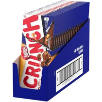 Crunch Milk Chocolate Bar With Cookie Pieces 100g case 20