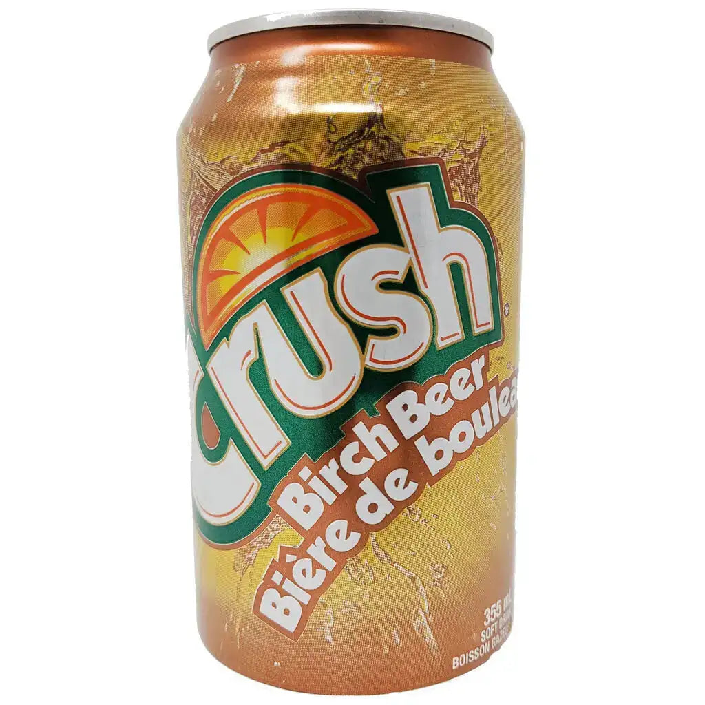 Crush Birch Beer 355ml case 24ct - soda