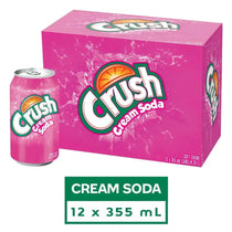 Crush Cream Soda 12 Cans X 355 ml 12 fl oz - Soda