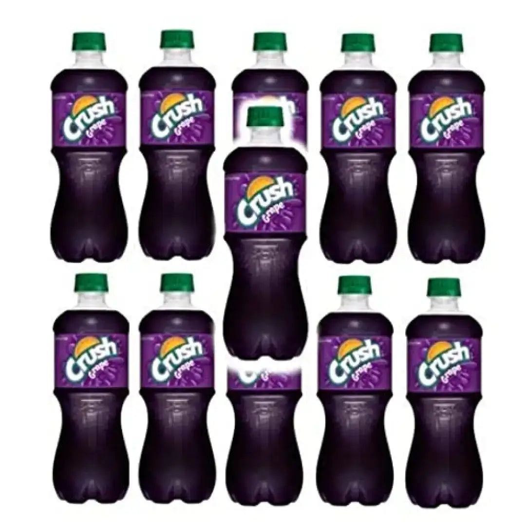 Crush Grape Soda 20oz 591ml Bottle 24 pack - Soda