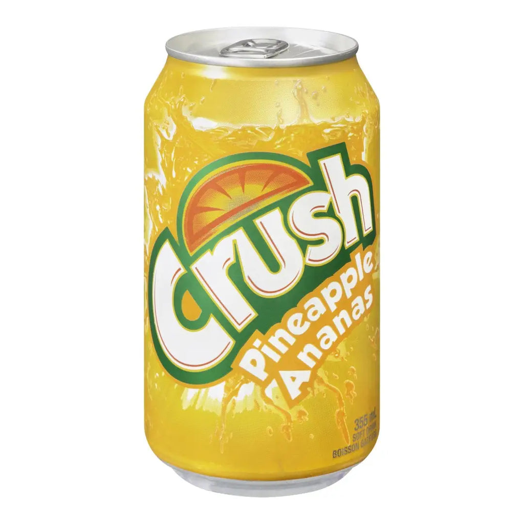 Crush Pineapple Soda 12oz Cans (Pack of 12) - Soda