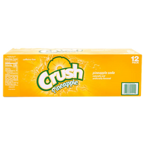 Crush Pineapple Soda 12oz Cans (Pack of 12) - Soda