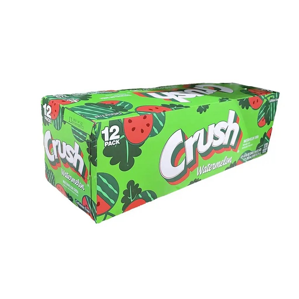 Crush Watermelon Soda 12oz Cans (Pack of 12) - Soda