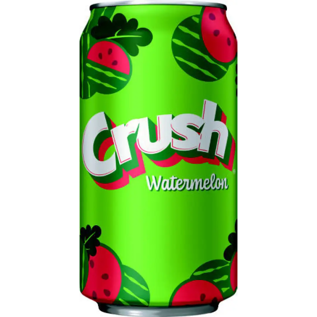 Crush Watermelon Soda 12oz Cans (Pack of 12) - Soda