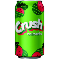 Crush Watermelon Soda 12oz Cans (Pack of 12) - Soda