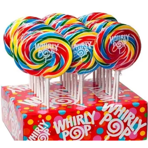CURLY SWIRLY GIANT LOLLIPOPS 24ct - lollipops