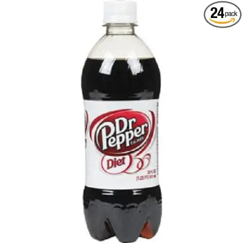 Diet Dr Pepper 20oz 591ml Bottle 24 pack - Soda