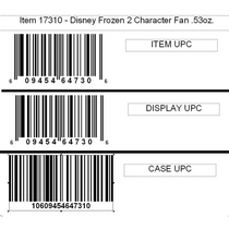 DISNEY FROZEN 2 ASSORTED CANDY FAN 0.53 OZ - case 12 count