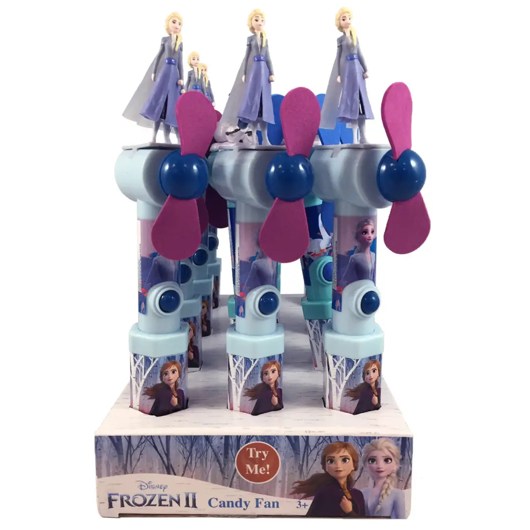 DISNEY FROZEN 2 ASSORTED CANDY FAN 0.53 OZ - case 12 count
