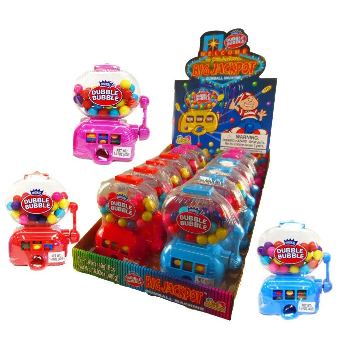 Double Bubble Jackpot Machine 12ct - toy candy Main image
