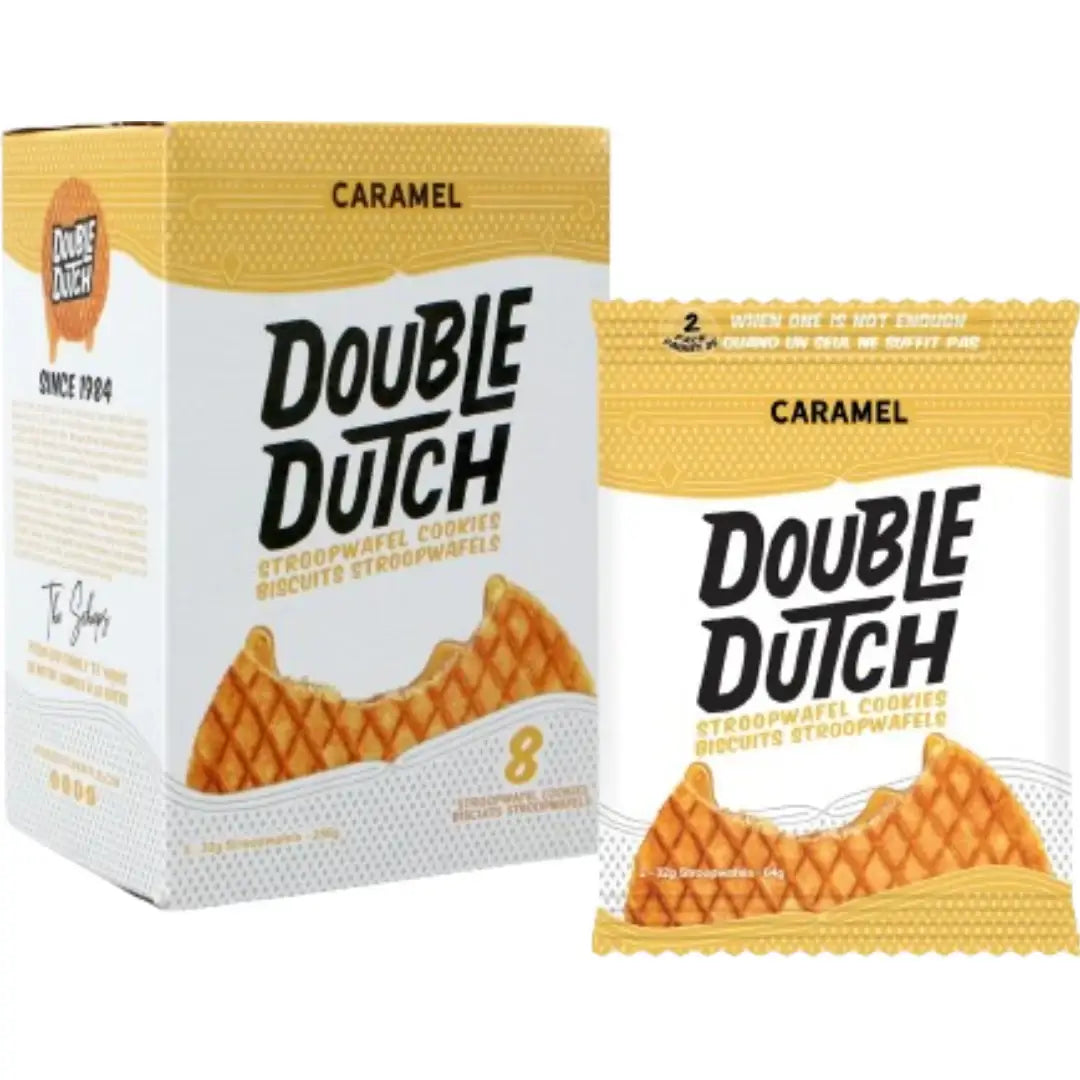 Double Dutch Stroopwafel Cookies Caramel 8x2pkx32g - Cookies
