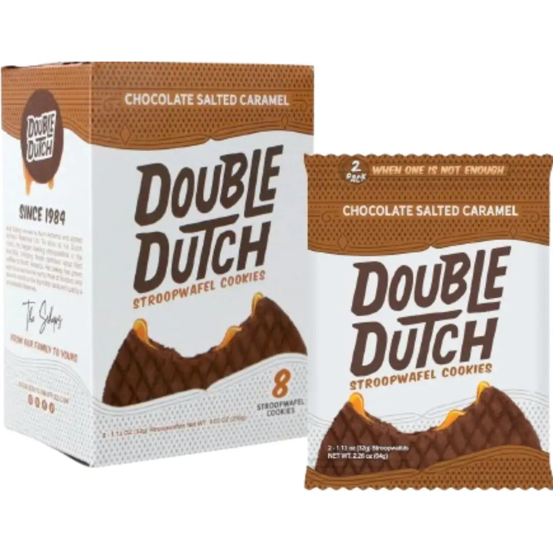 Double Dutch Stroopwafel Cookies Chocolate Salted Caramel