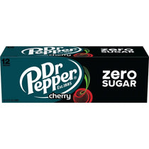 Dr Pepper Cherry Zero Sugar 12 fl oz cans 12 pack - Soda