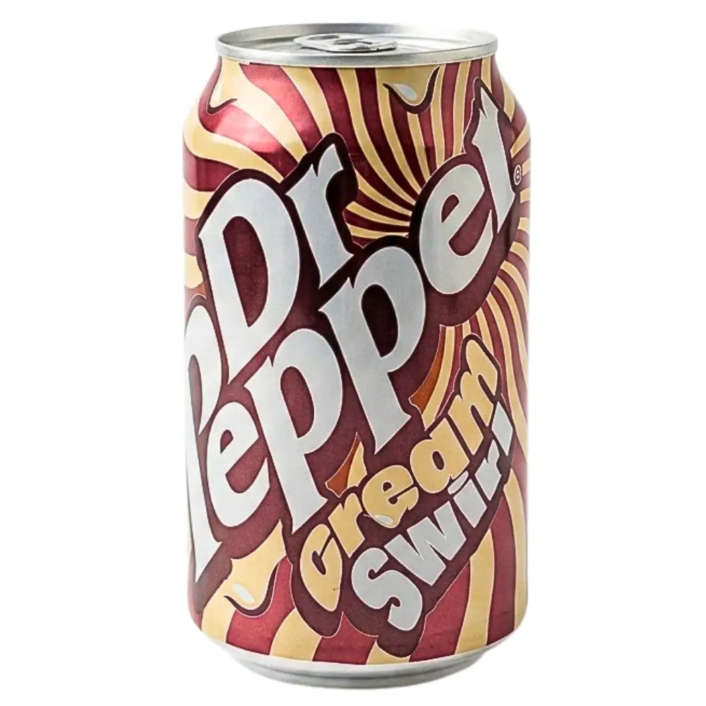 Dr Pepper Cream Swirl Soda 330ml Can Case 24 UK Version