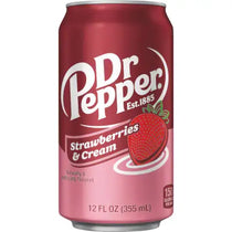 Dr Pepper Strawberries and Cream 12 fl oz cans 12 pack