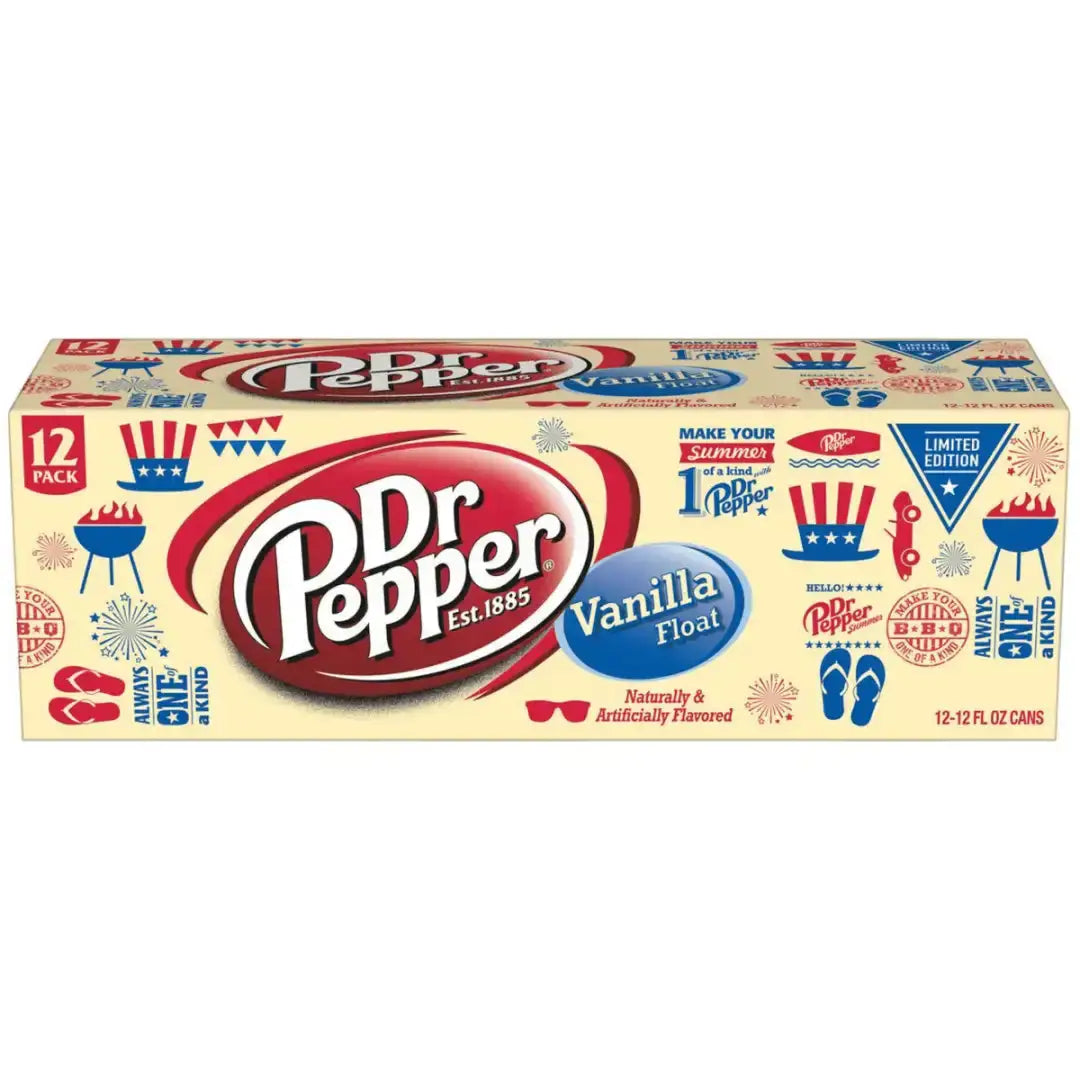 Dr Pepper Vanilla Float - 12pk/12 fl oz Cans - Soda