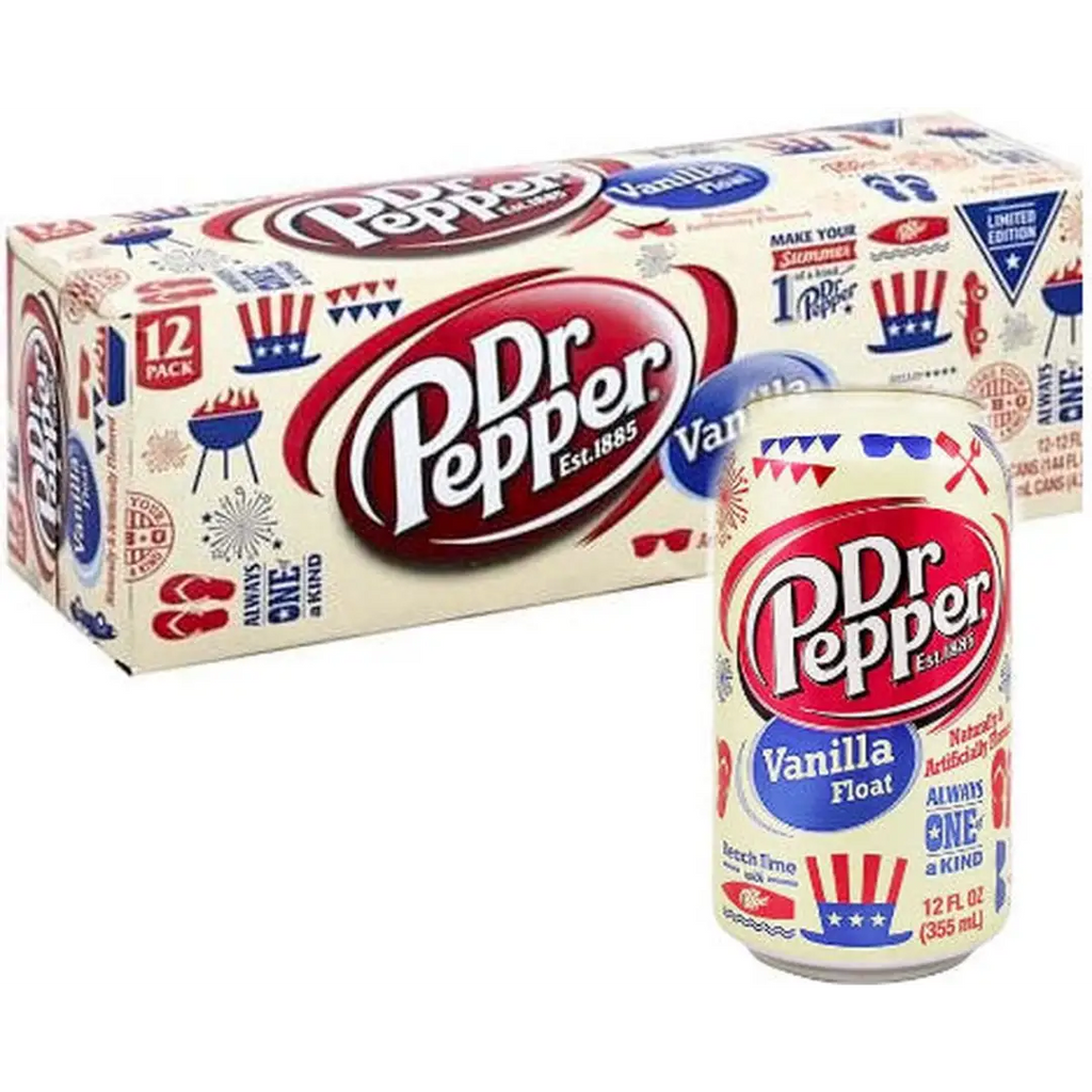 Dr Pepper Vanilla Float - 12pk/12 fl oz Cans - Soda