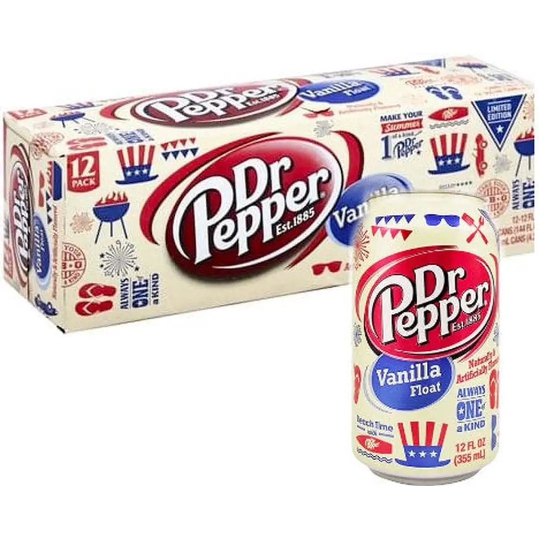 Dr Pepper Vanilla Float - 12pk/12 fl oz Cans - Soda
