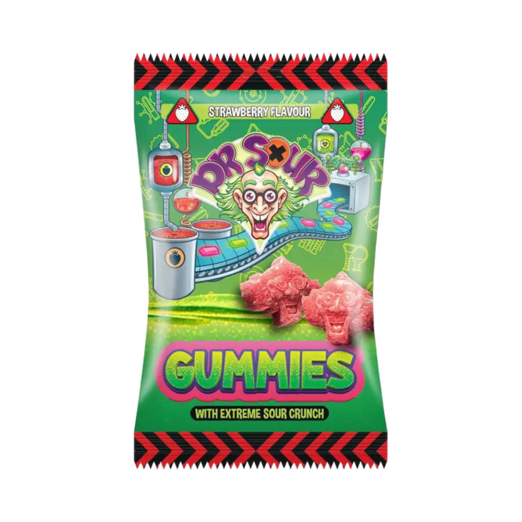 Dr Sour Strawberry Gummies 200g - candy