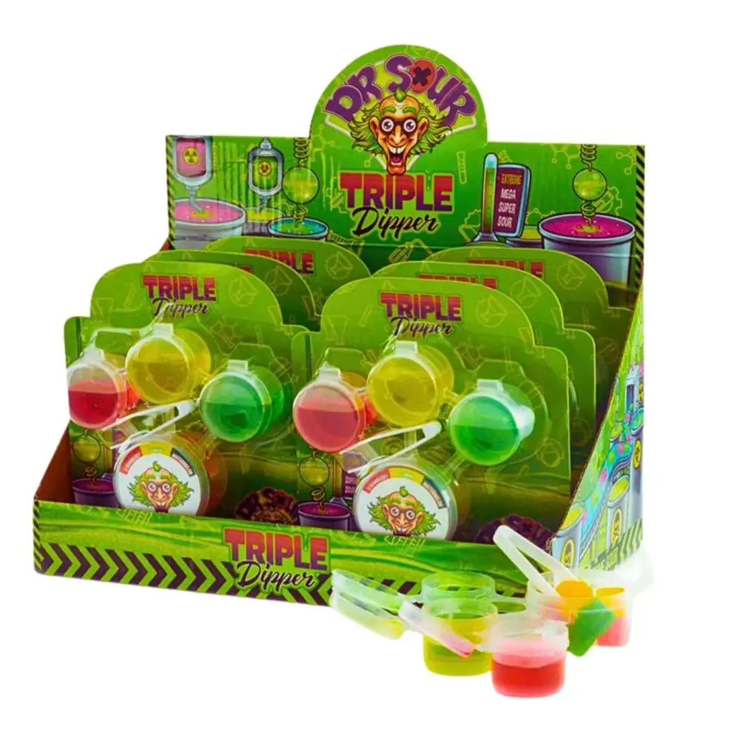Dr Sour Triple Dipper 54g - Case 8pcs - candy
