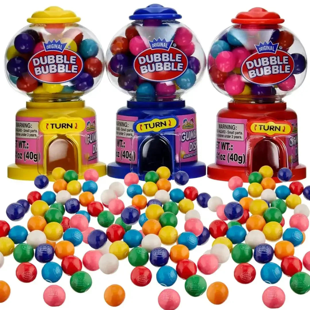 Dubble Bubble Mini Gumball Machine 12 pieces GW - candy