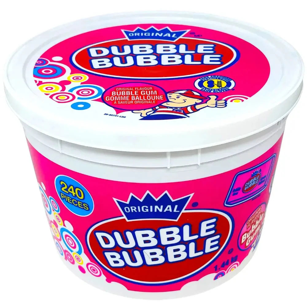 Dubble Bubble with Comics Tub - 240 Pieces GW - Candy