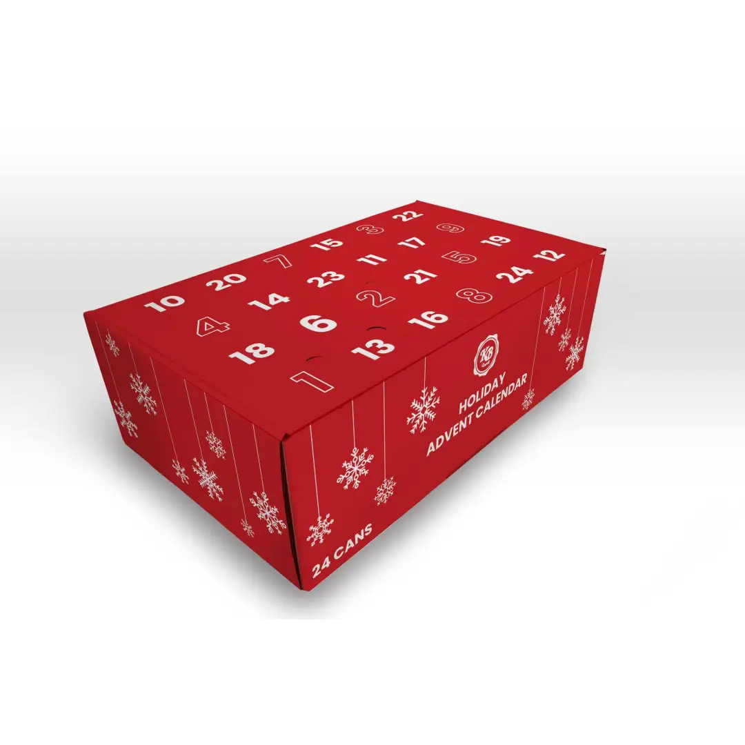 Empty Beverage Advent Calendar Holds 24 Cans For Holiday Main image