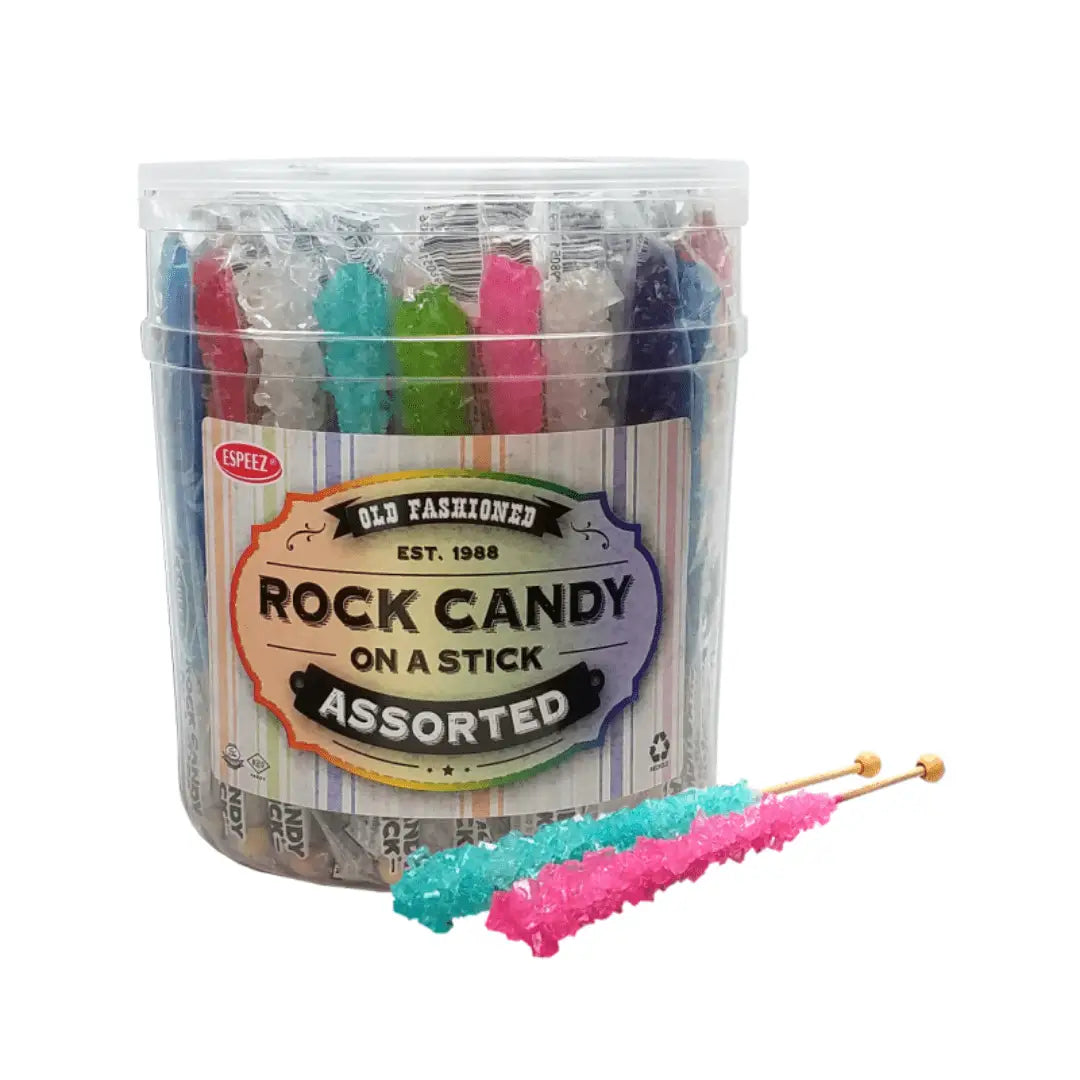 Espeez Rock Candy On A Stick Assorted Jar 3