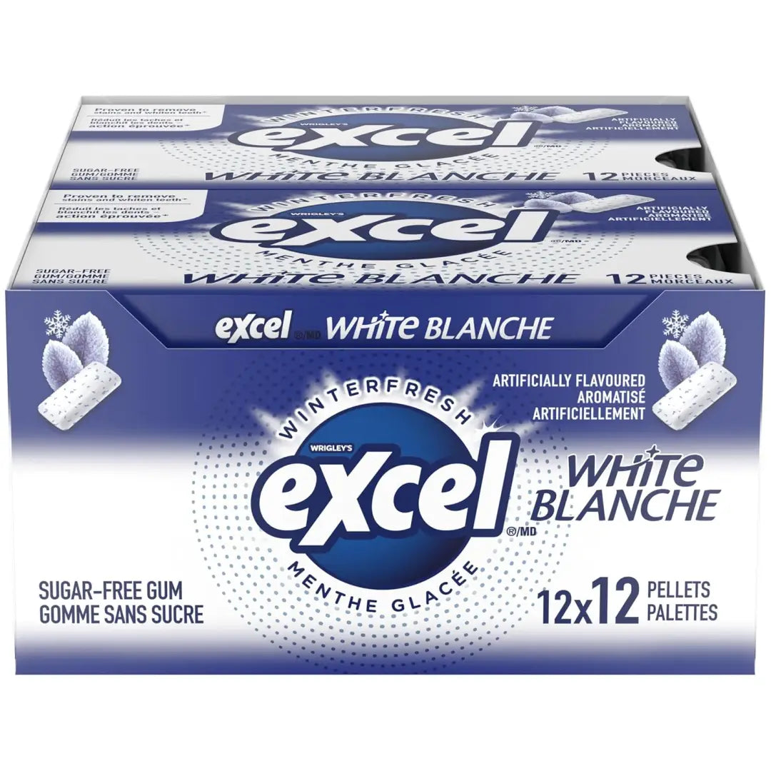 Excel Sugar-Free Gum Winterfresh 12 Count