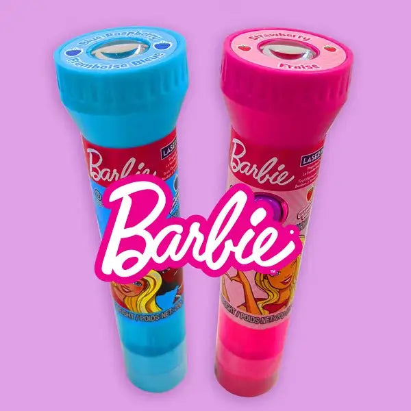 Exclusive Brands Barbie Laser Pop 12ct - Toy Candy