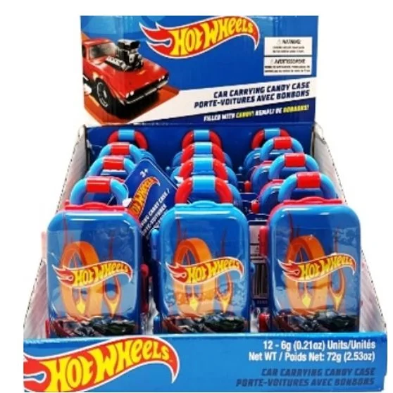 Exclusive Brands Hot Wheels Candy Case 12ct - Toy Candy
