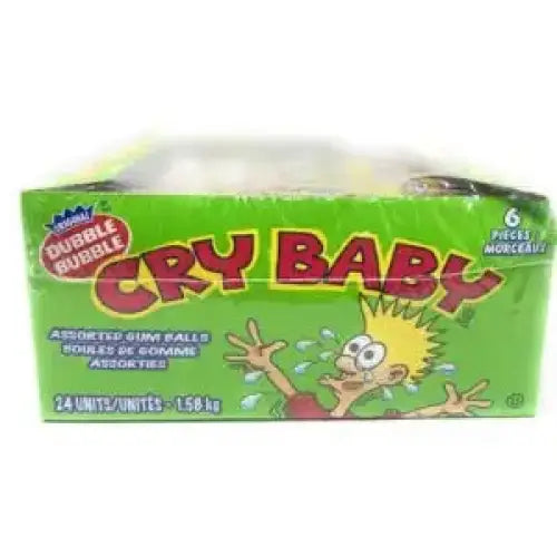 Extra Sour Cry Baby - Assorted Gum Balls - 36x36g GW - candy