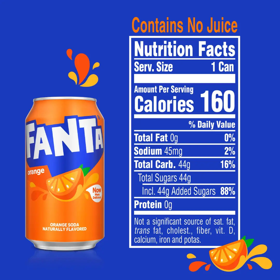 Fanta Beatlejuice Ltd edition Orange Fruit Soda Pop 12 fl