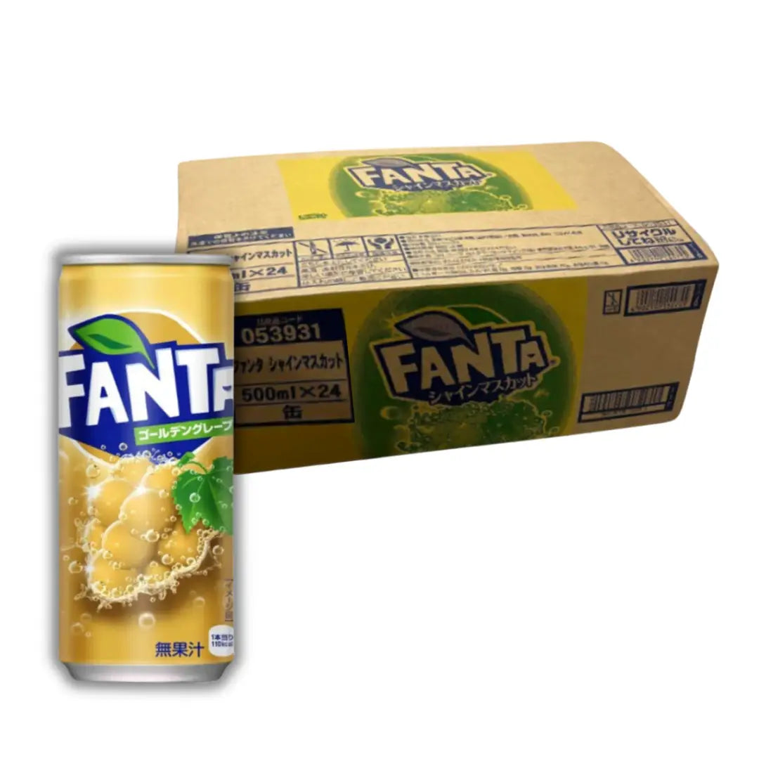 Fanta Golden Grape Japan 500ml can case 24 - soda
