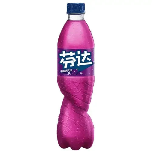Fanta Grape Soda 500ml case 12 ct IMPORTED FROM CHINA - soda