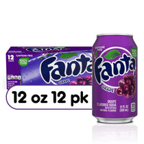 Fanta Grape Soda Can 355 ml (Pack of 12) - Soda