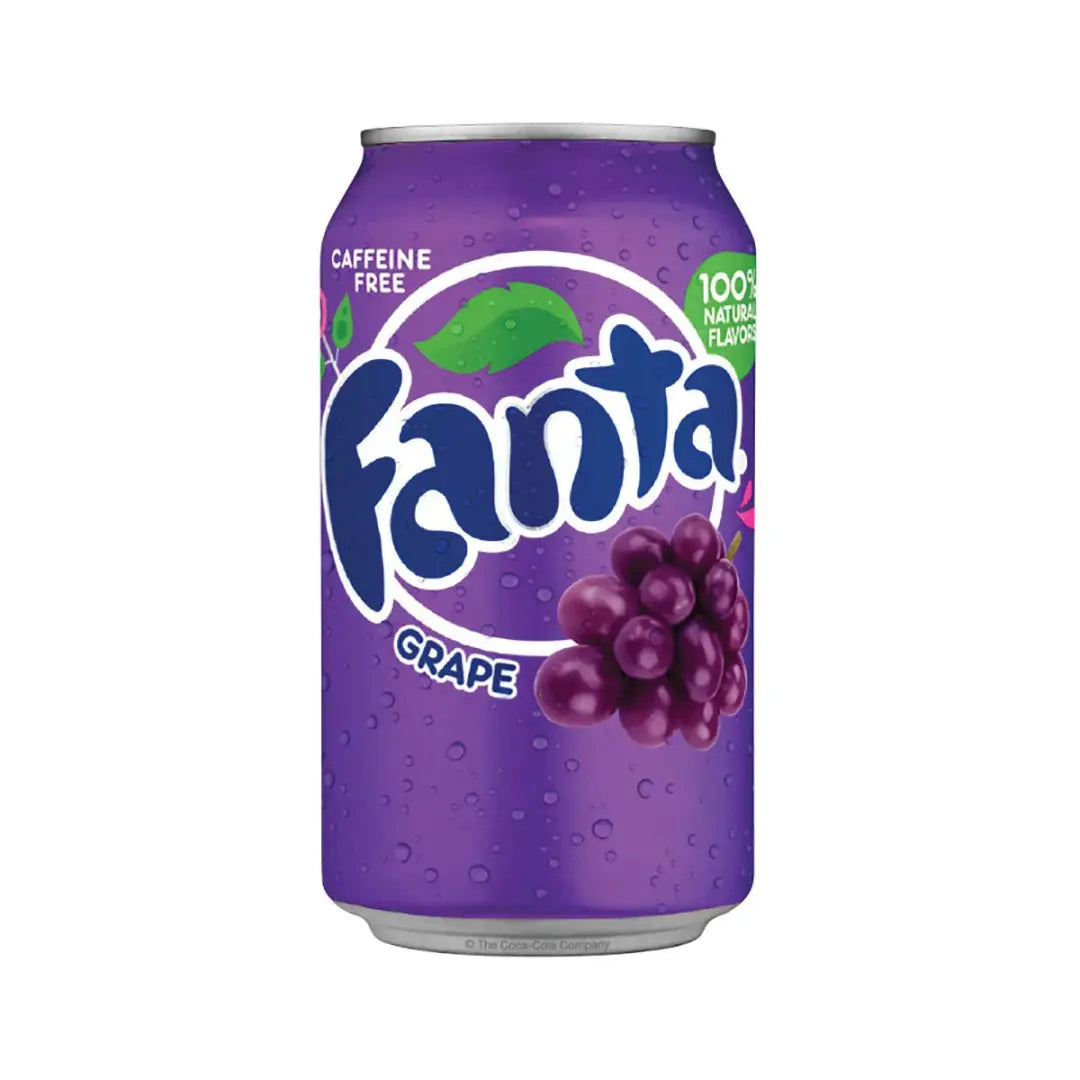 Fanta Grape Soda Can 355 ml (Pack of 12) - Soda