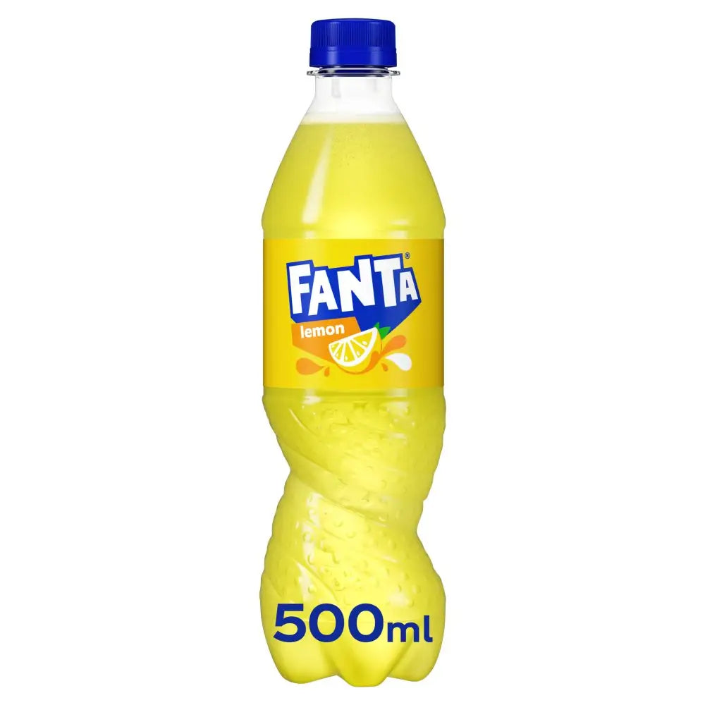 Fanta UK Lemon 500ml, case 12ct - soft drink