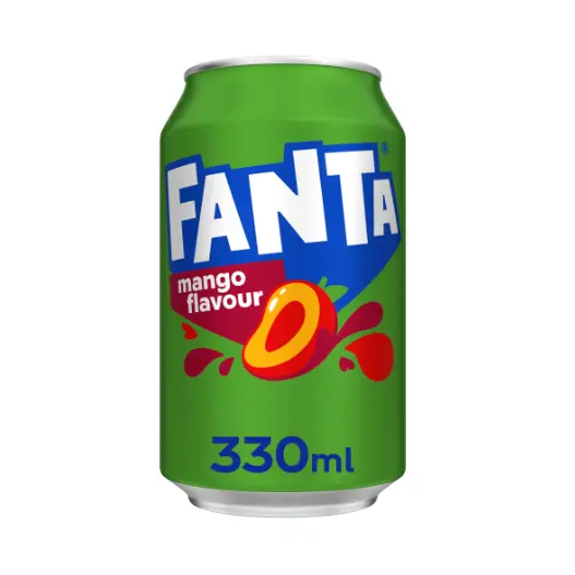Fanta Mango Soda Can 330ml Case Of 24 Cans Refreshing