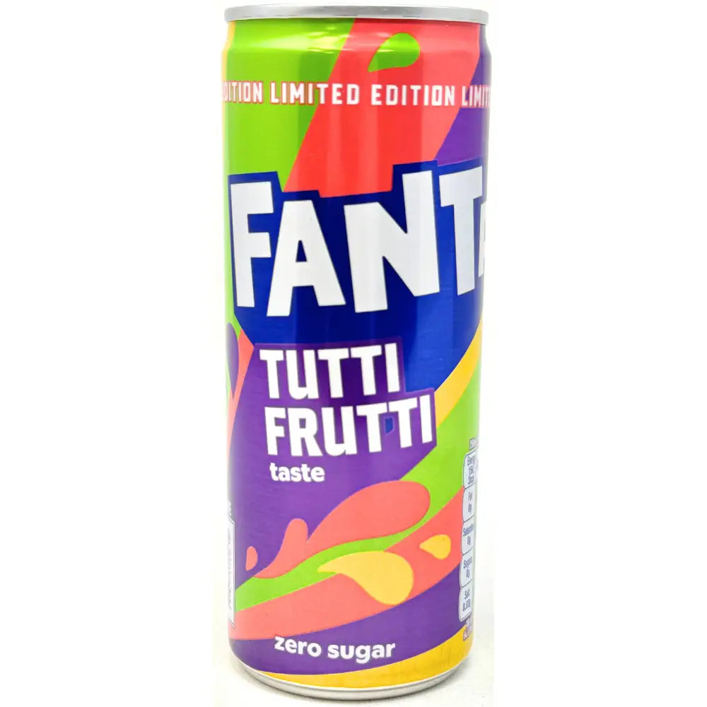 Fanta Tutti Frutti Zero Sugar (UK) - 250mL *Oct 31 2025*