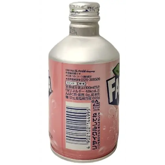 Fanta White Peach Soft Drink From Japan 300ml Can Case