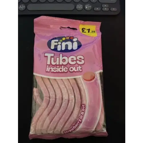 Fini Strawberry Tubes 140g