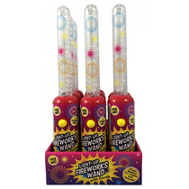 FIREWORKS LIGHT & SOUND WAND CandyRific 12ct