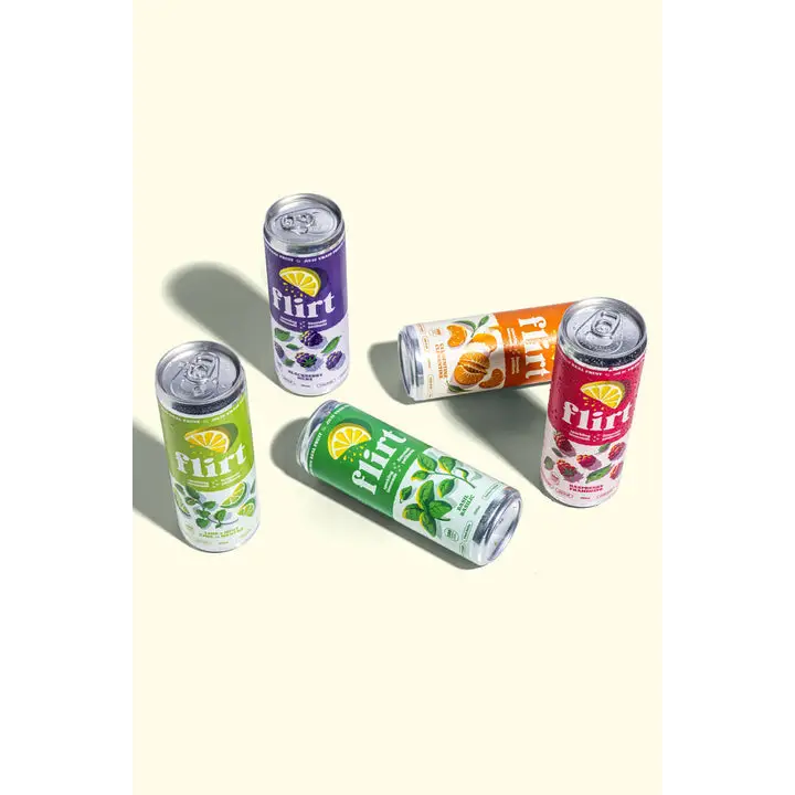 Flirt Sparkling Lime and Mint Lemonade 12 x 355ml Lemonade