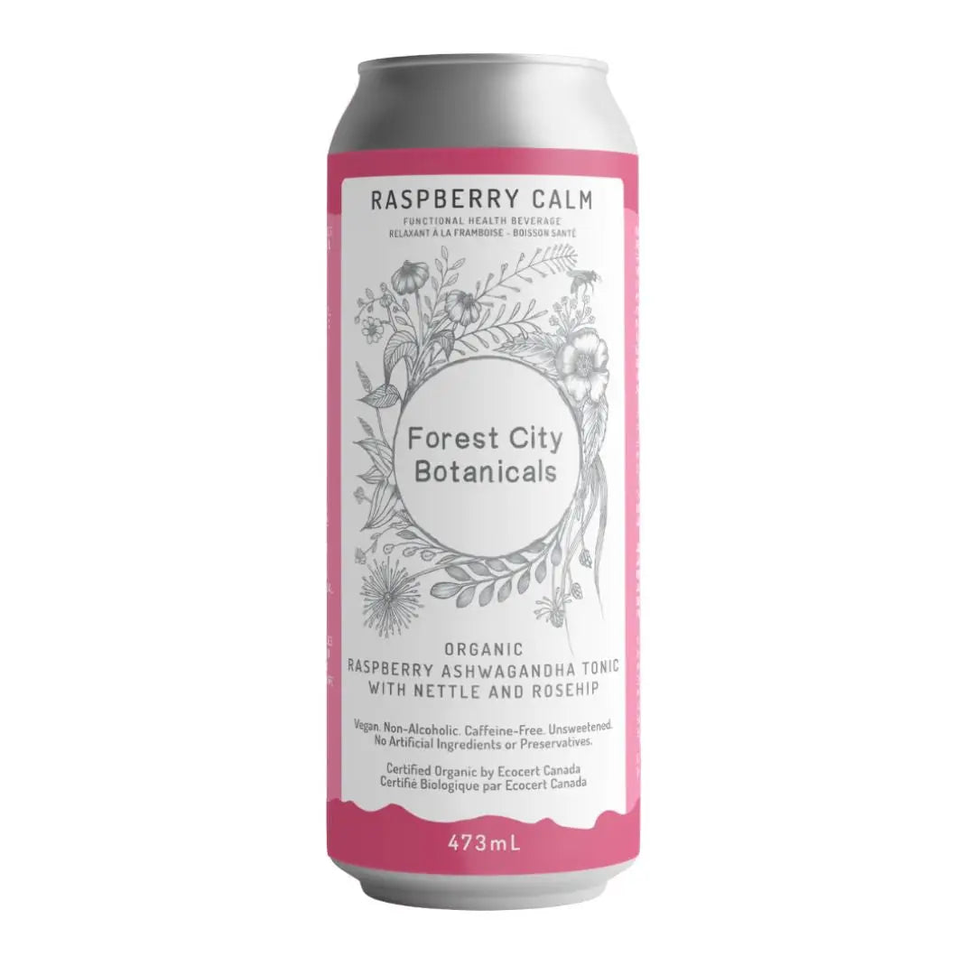 Forest City Botanicals Raspberry Calm 6x16oz/473ml cans