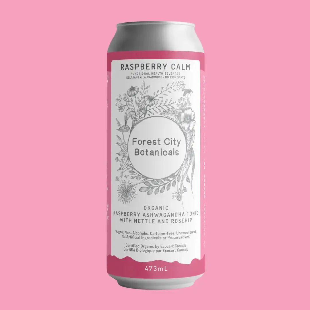 Forest City Botanicals Raspberry Calm 6x16oz/473ml cans